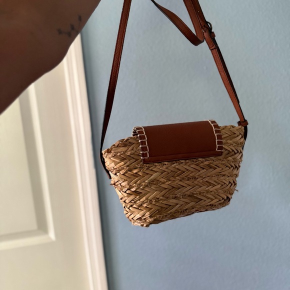 wicker crossbody bag - Picture 2 of 4